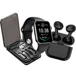 پک 3 در 1 گرین لاین مدل Ultimate Combo دارای ساعت و هندزفری بلوتوثی و باکس چندکاره