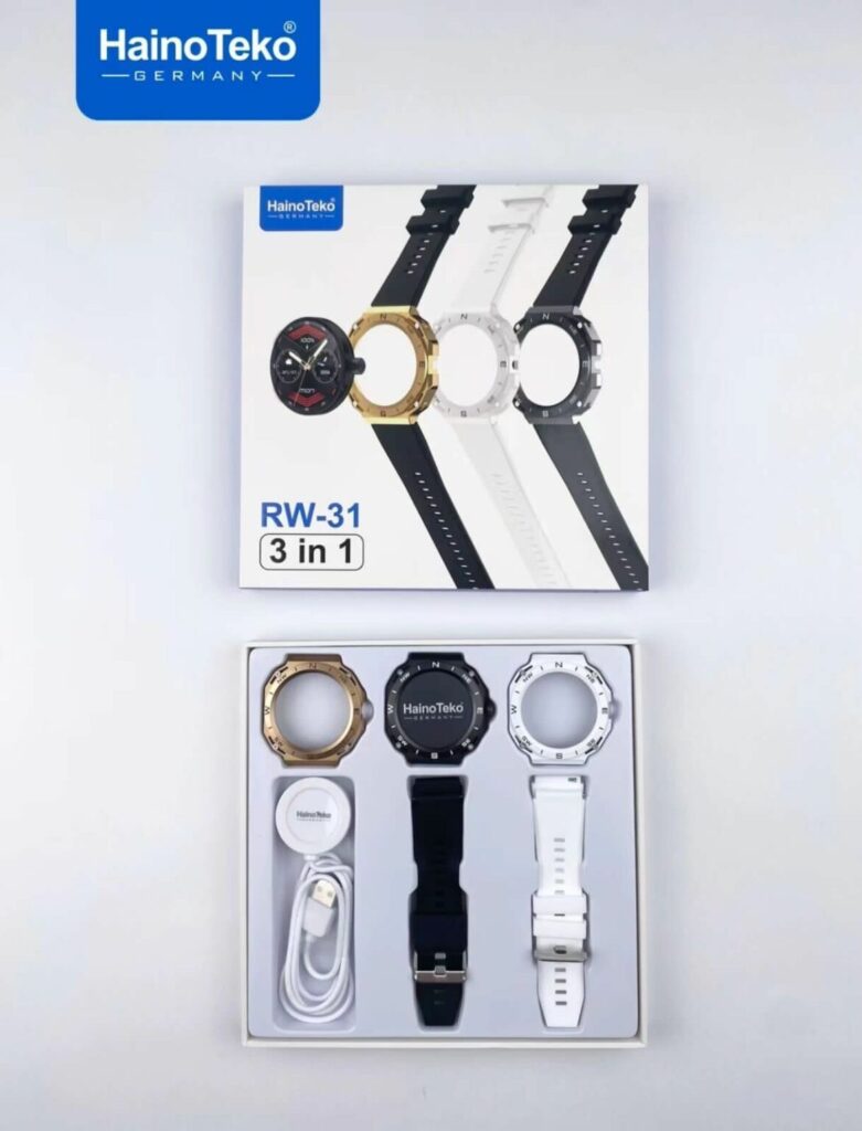 ساعت هوشمند هاینوتکو مدل RW-31 | دارای 2 فریم و بند اضافه