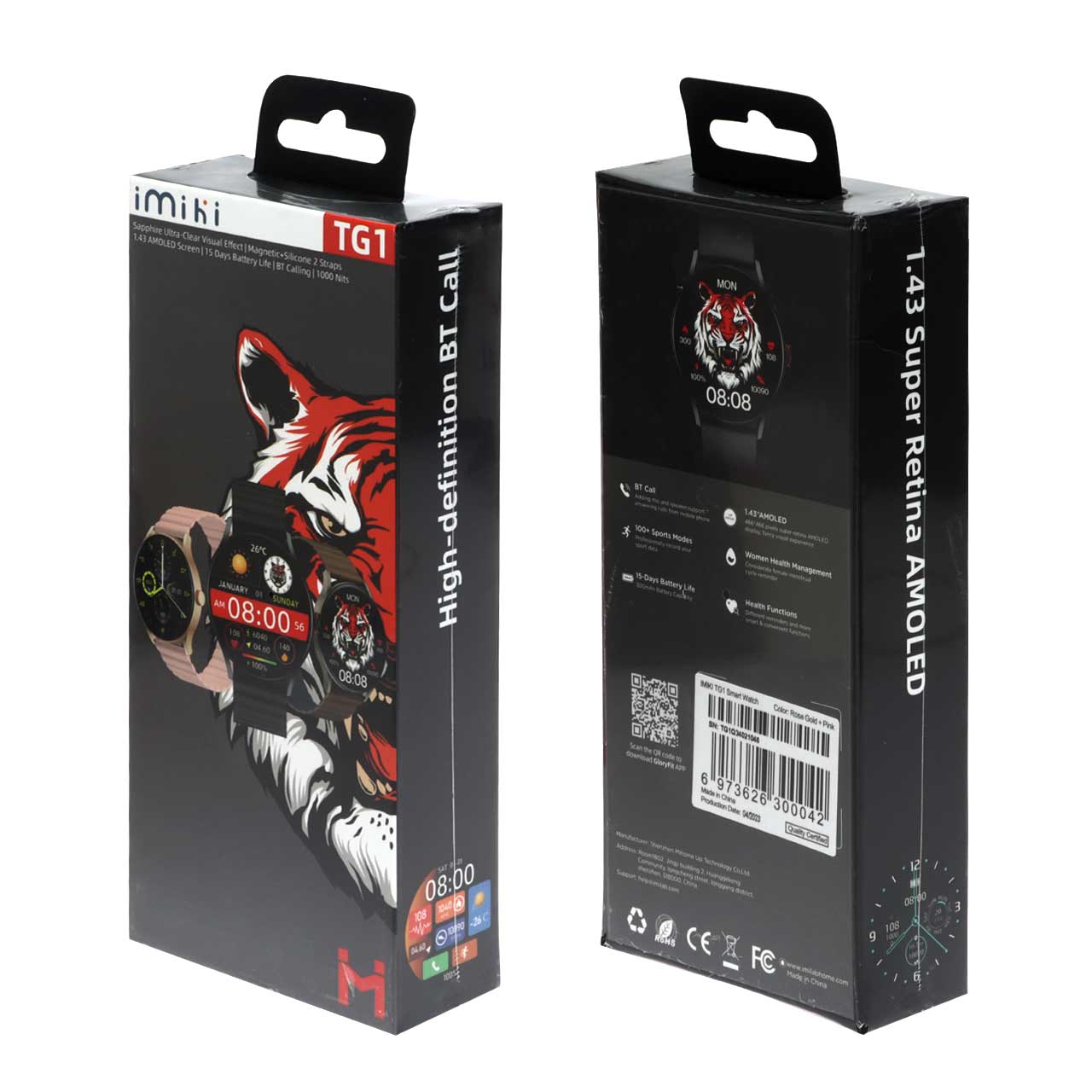 ساعت هوشمند IMIKI مدل TG1