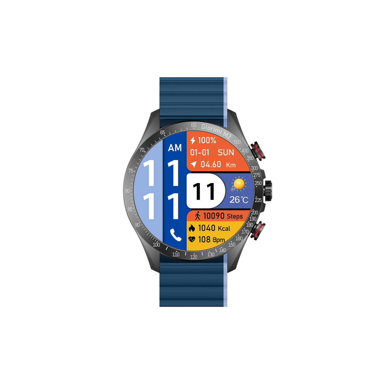 ساعت هوشمند شیائومی Glorimi مدل CALLING WATCH M2