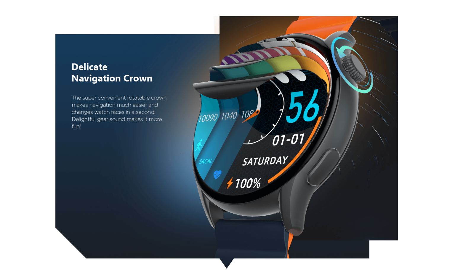 ساعت هوشمند کیسلکت مدل calling watch Kr Pro