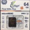 کارت حافظه microSDXC ویکومن مدل 600x plus ظرفیت 64 گیگابایت