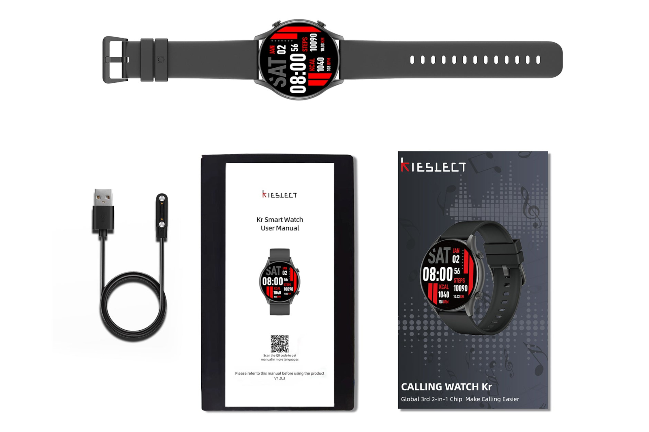 ساعت هوشمند کیسلکت مدل Calling Watch Kr