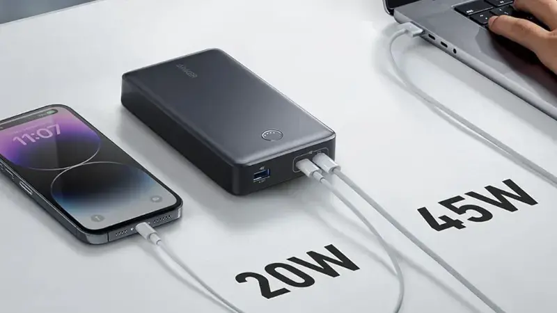 پاوربانک انکر مدل Anker PowerCore 537 A1379 ظرفیت 24000 میلیآمپرساعت